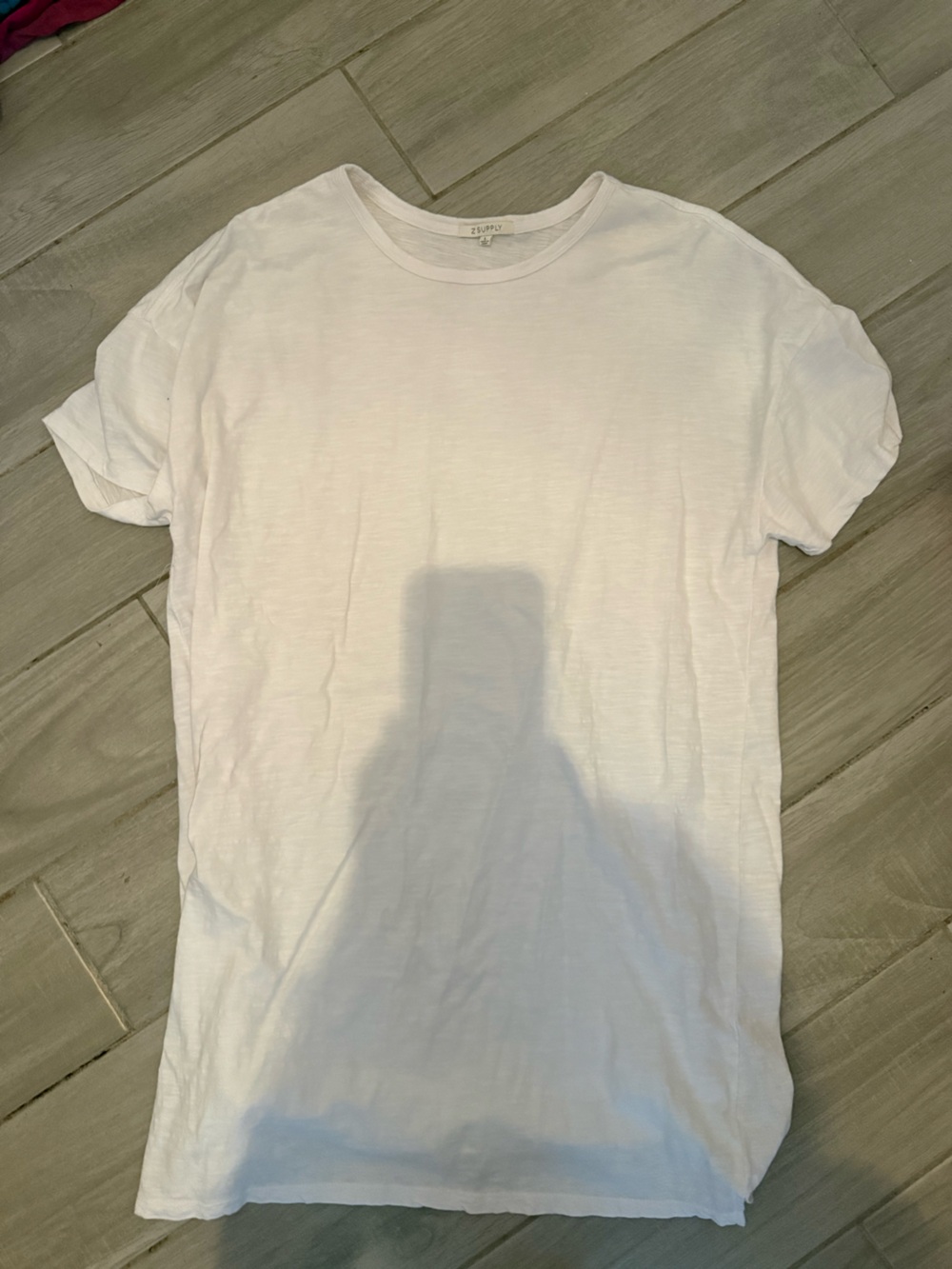 Z Supply Women's White Short Sleeve Tee